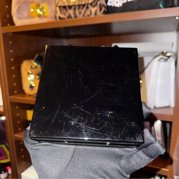 Charlotte Olympia Black Cat Handbag with Gold Accents - Picture 5 of 13